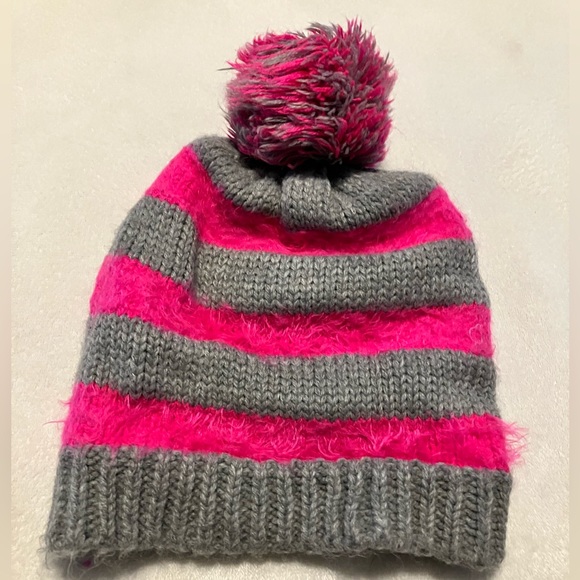 *last chance* Grey/pink hat size 4-6 - Picture 3 of 3